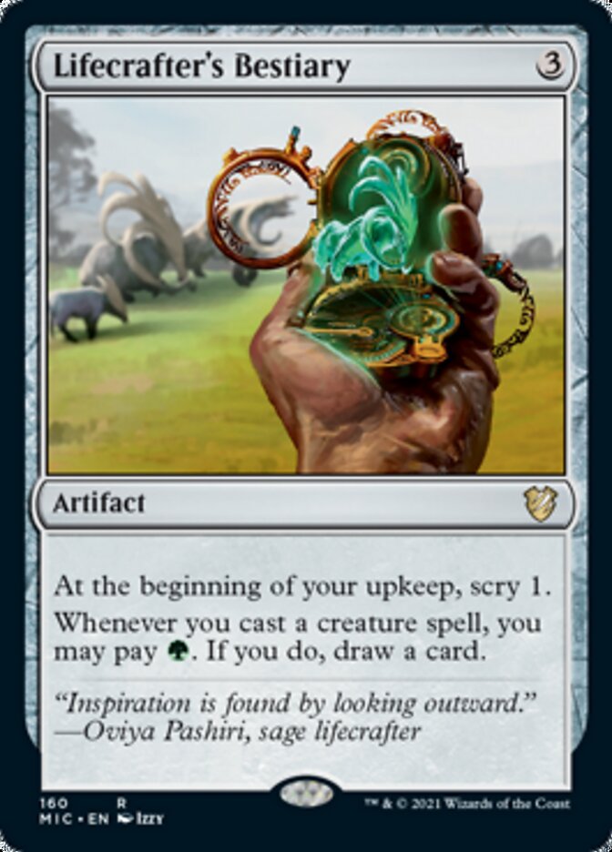 Lifecrafter's Bestiary [Innistrad: Midnight Hunt Commander] | Gamer Loot