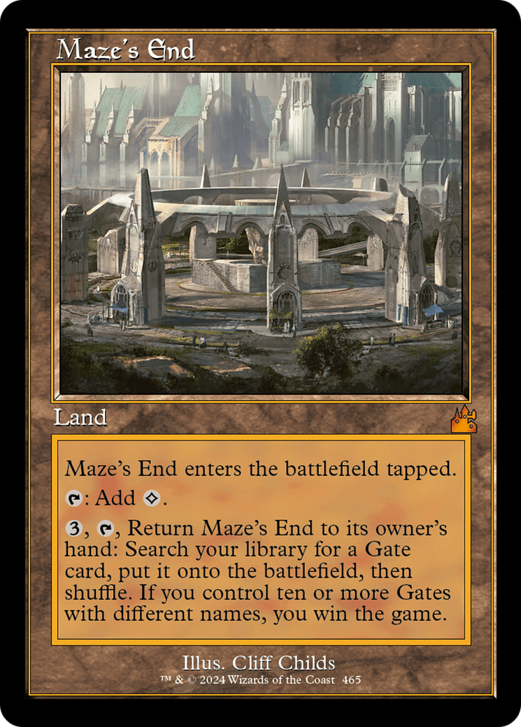 Maze's End (Retro Frame) [Ravnica Remastered] | Gamer Loot