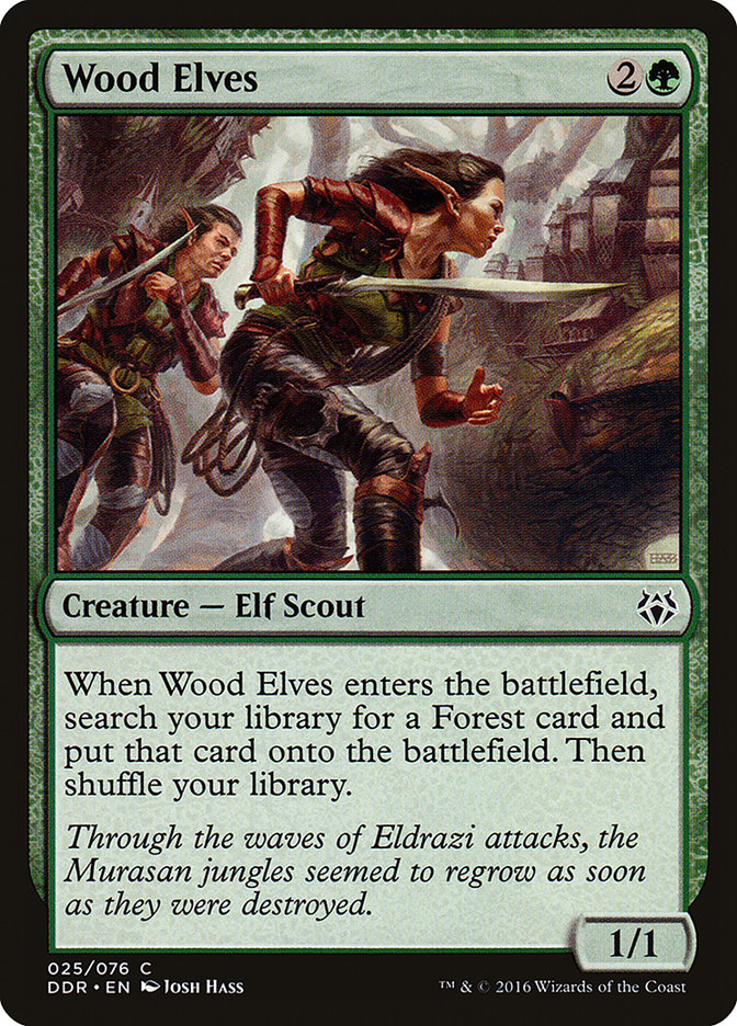 Wood Elves [Duel Decks: Nissa vs. Ob Nixilis] | Gamer Loot