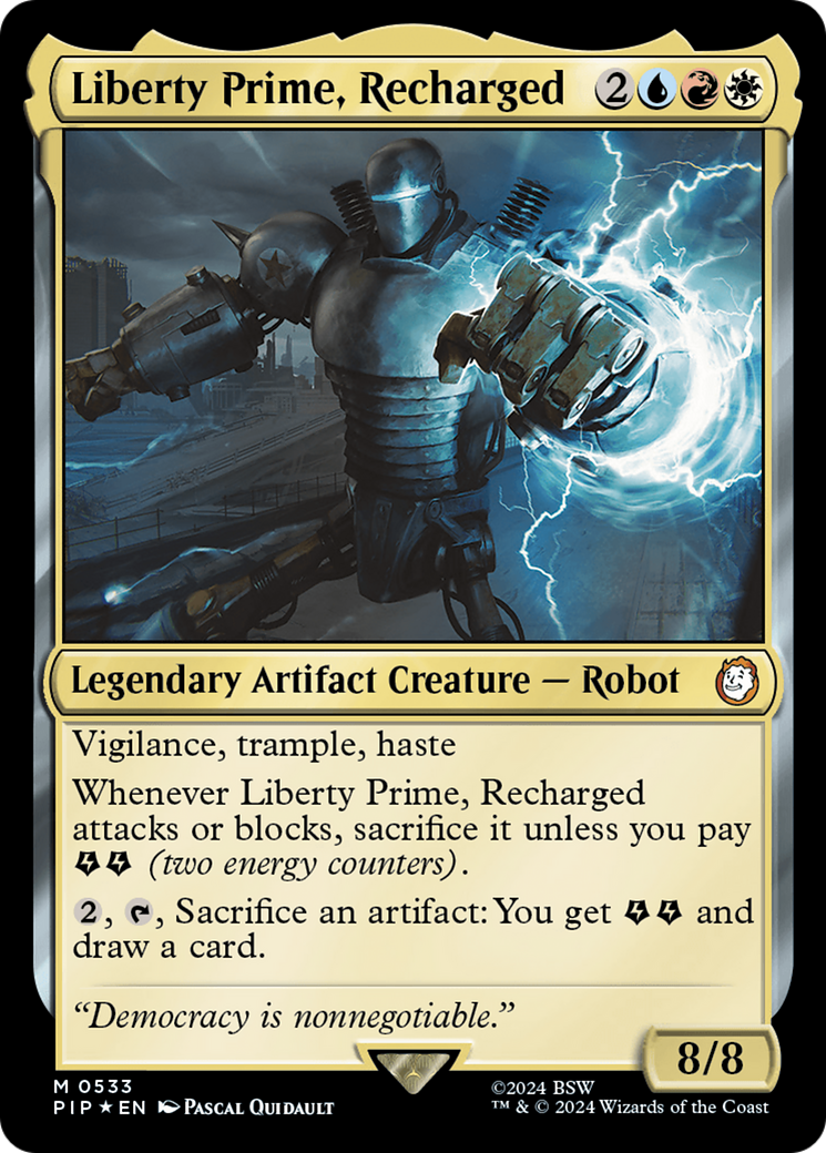 Liberty Prime, Recharged (Surge Foil) [Fallout] | Gamer Loot