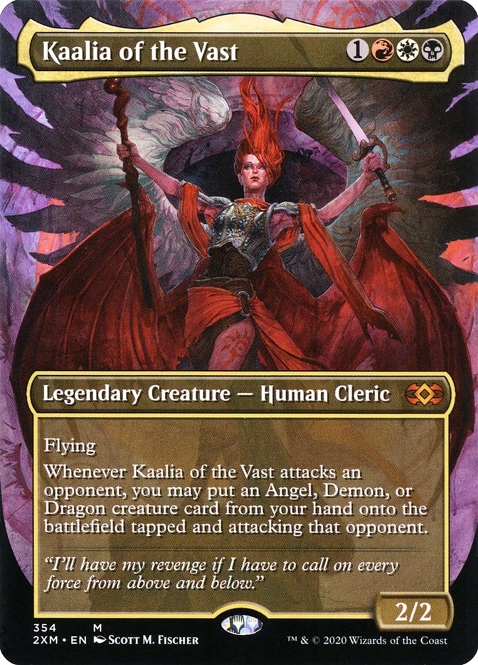 Kaalia of the Vast (Toppers) [Double Masters Extended Art] | Gamer Loot