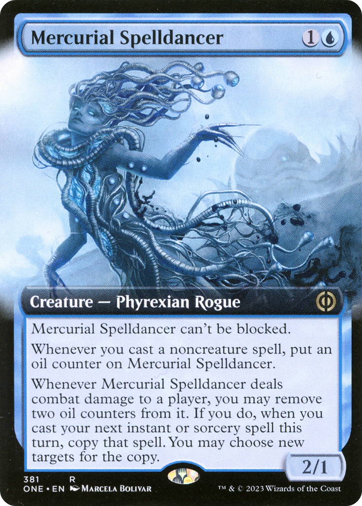 Mercurial Spelldancer (Extended Art) [Phyrexia: All Will Be One] | Gamer Loot