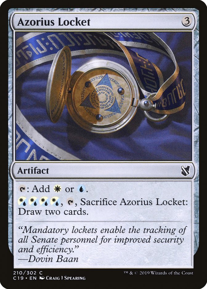 Azorius Locket [Commander 2019] | Gamer Loot