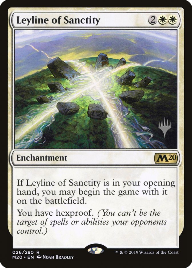 Leyline of Sanctity (Promo Pack) [Core Set 2020 Promos] | Gamer Loot