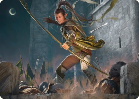 Legolas, Counter of Kills Art Card [The Lord of the Rings: Tales of Middle-earth Art Series] | Gamer Loot