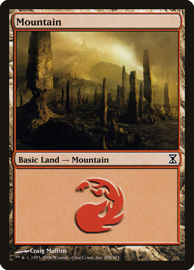 Mountain (296) [Time Spiral] | Gamer Loot