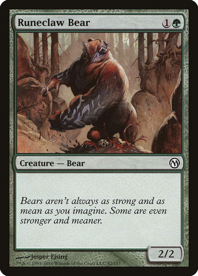 Runeclaw Bear [Duels of the Planeswalkers] | Gamer Loot