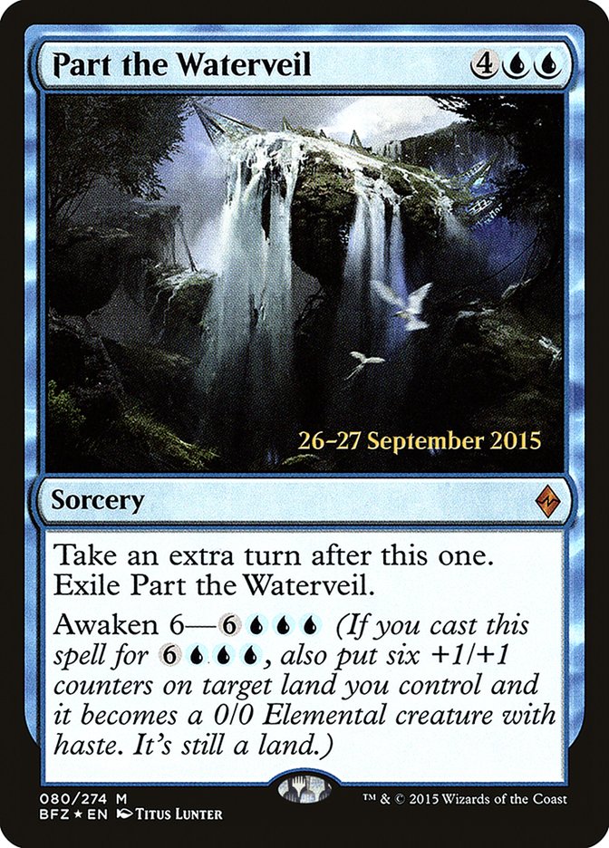 Part the Waterveil  [Battle for Zendikar Prerelease Promos] | Gamer Loot