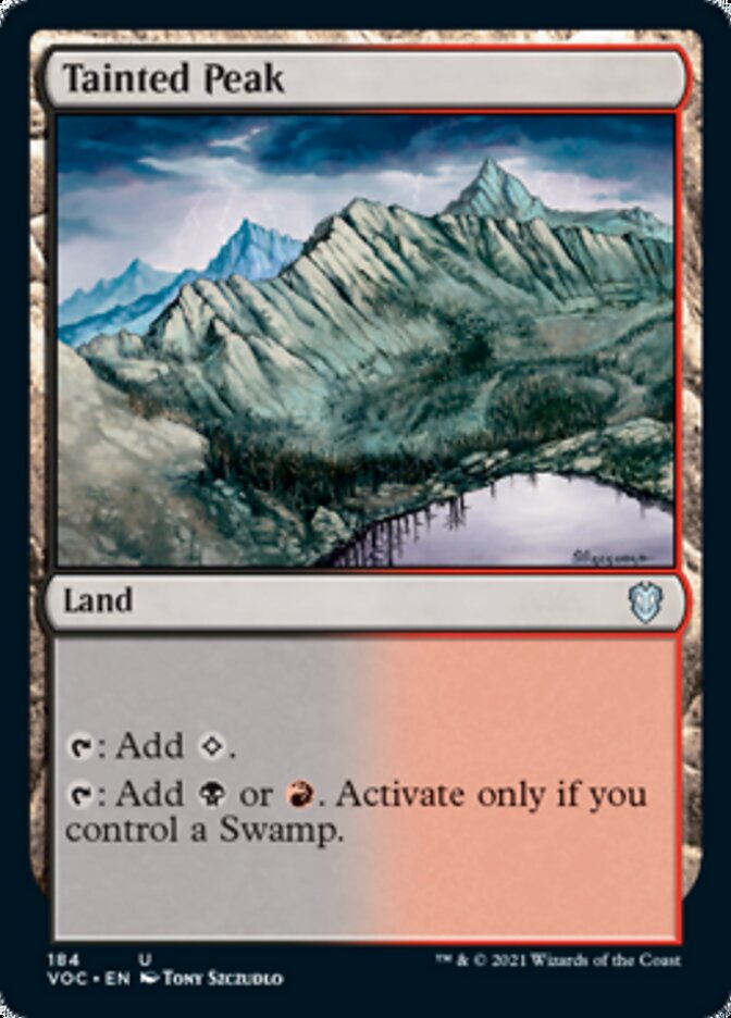 Tainted Peak [Innistrad: Crimson Vow Commander] | Gamer Loot