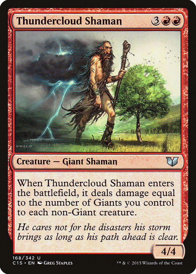 Thundercloud Shaman [Commander 2015] | Gamer Loot