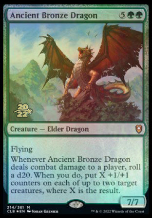 Ancient Bronze Dragon [Commander Legends: Battle for Baldur's Gate Prerelease Promos] | Gamer Loot