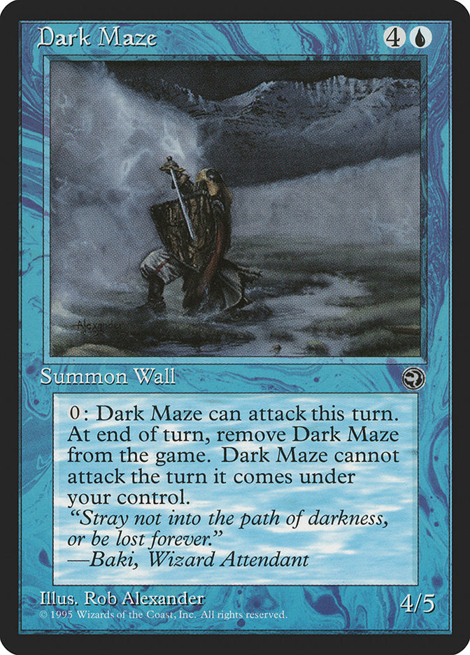 Dark Maze (Baki Flavor Text) [Homelands] | Gamer Loot