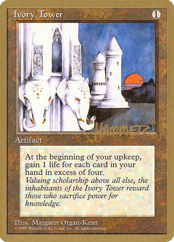 Ivory Tower (Shawn "Hammer" Regnier) [Pro Tour Collector Set] | Gamer Loot