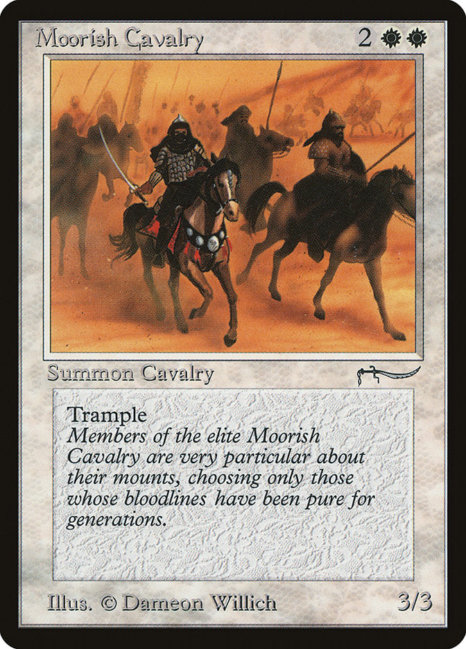 Moorish Cavalry (Light Mana Cost) [Arabian Nights] | Gamer Loot