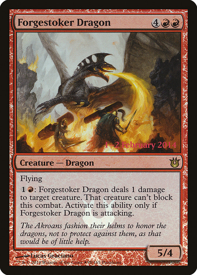 Forgestoker Dragon  [Born of the Gods Prerelease Promos] | Gamer Loot