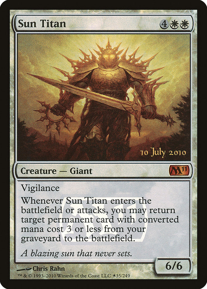 Sun Titan [Magic 2011 Prerelease Promos] | Gamer Loot