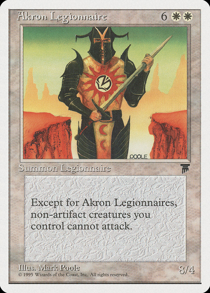 Akron Legionnaire [Chronicles] | Gamer Loot