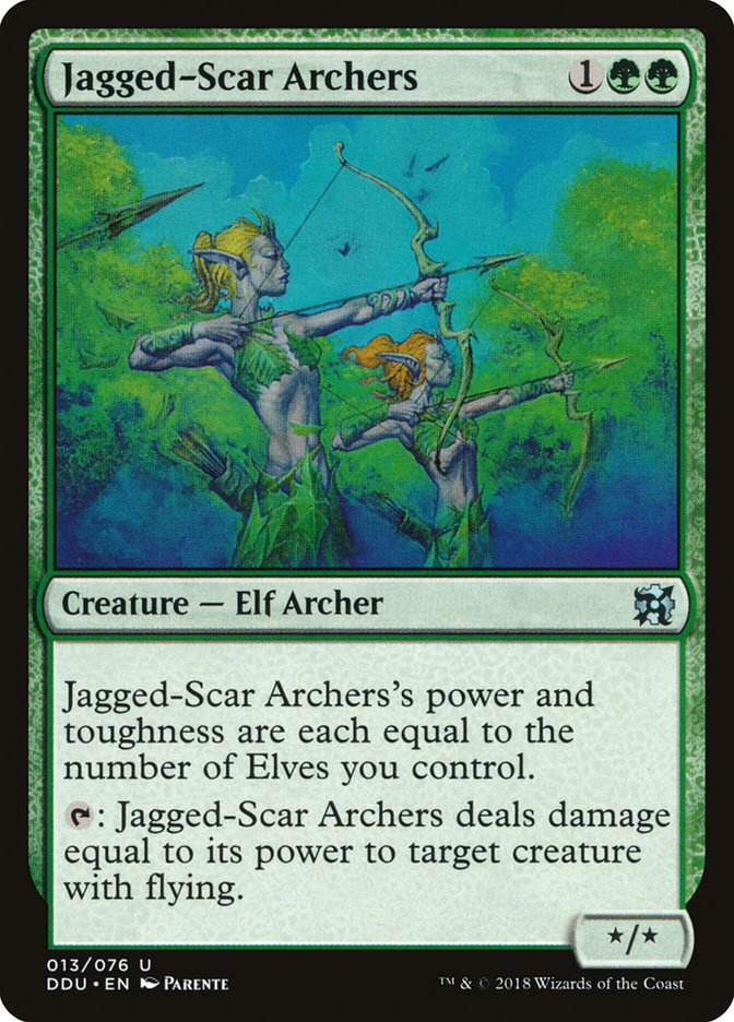 Jagged-Scar Archers [Duel Decks: Elves vs. Inventors] | Gamer Loot