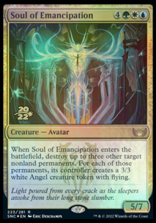 Soul of Emancipation [Streets of New Capenna Prerelease Promos] | Gamer Loot