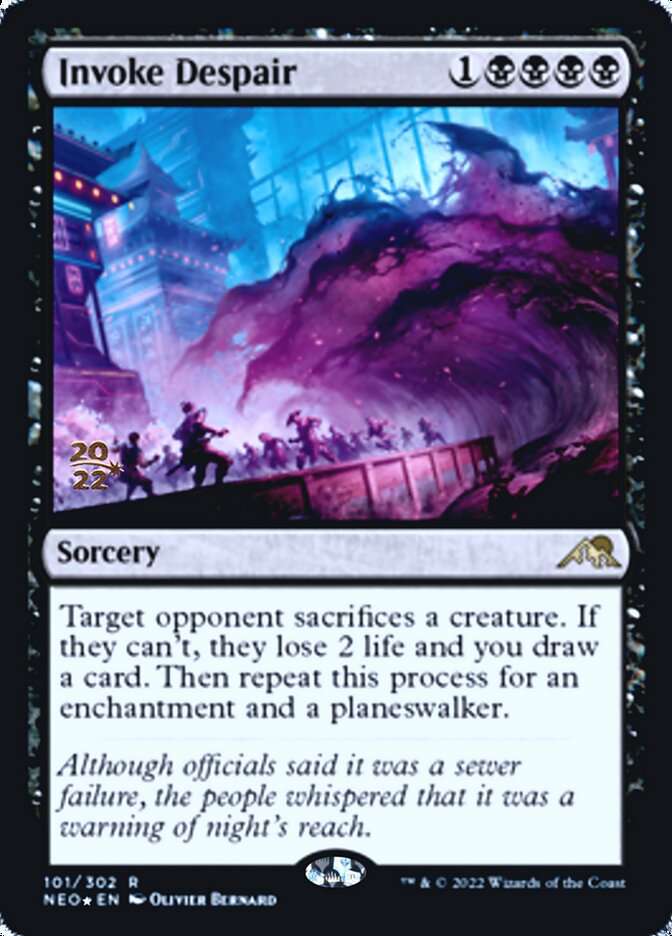 Invoke Despair [Kamigawa: Neon Dynasty Prerelease Promos] | Gamer Loot