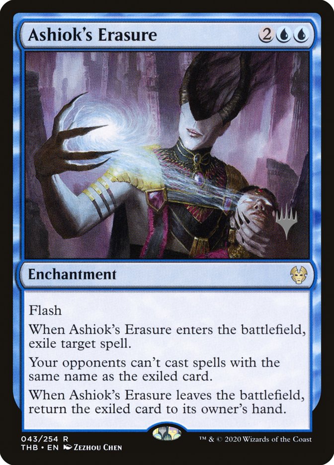 Ashiok's Erasure (Promo Pack) [Theros Beyond Death Promos] | Gamer Loot