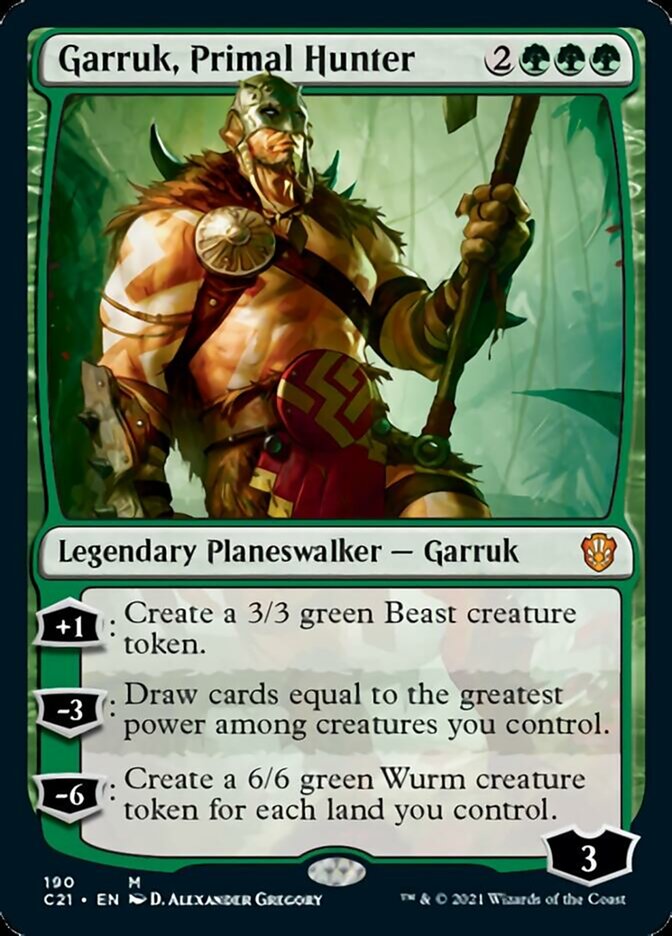 Garruk, Primal Hunter [Commander 2021] | Gamer Loot