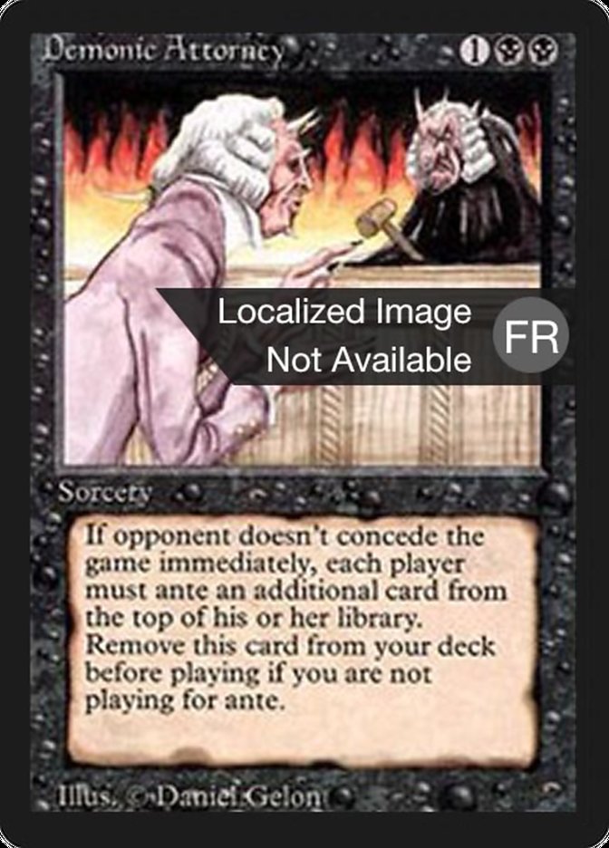 Demonic Attorney [Foreign Black Border] | Gamer Loot