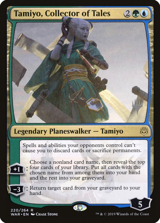 Tamiyo, Collector of Tales (Promo Pack) [War of the Spark Promos] | Gamer Loot