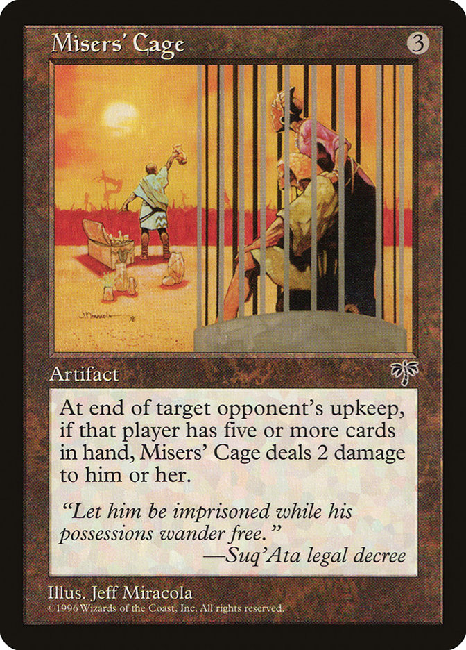 Misers' Cage [Mirage] | Gamer Loot