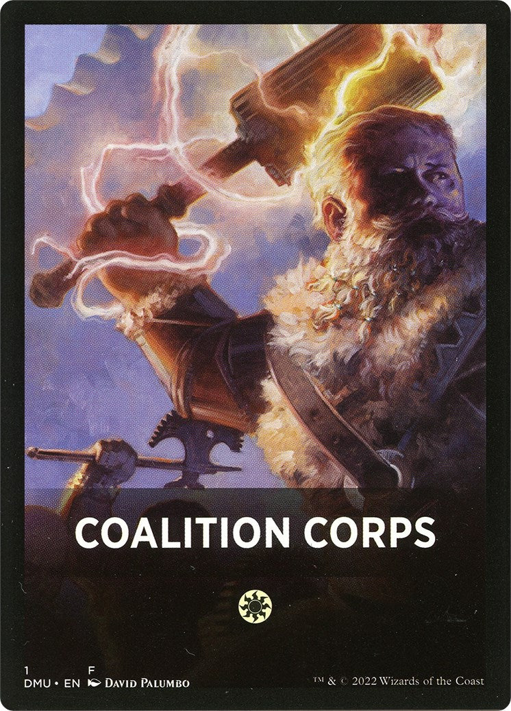 Coalition Corps Theme Card [Dominaria United Tokens] | Gamer Loot