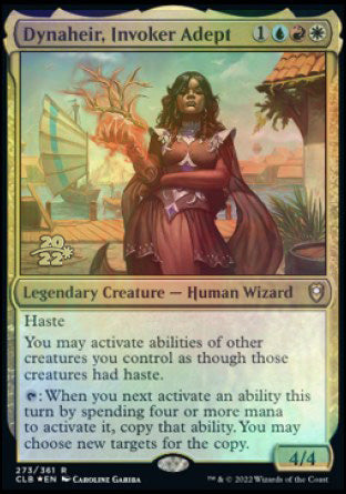 Dynaheir, Invoker Adept [Commander Legends: Battle for Baldur's Gate Prerelease Promos] | Gamer Loot