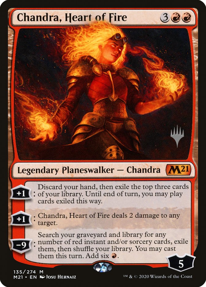 Chandra, Heart of Fire (Promo Pack) [Core Set 2021 Promos] | Gamer Loot