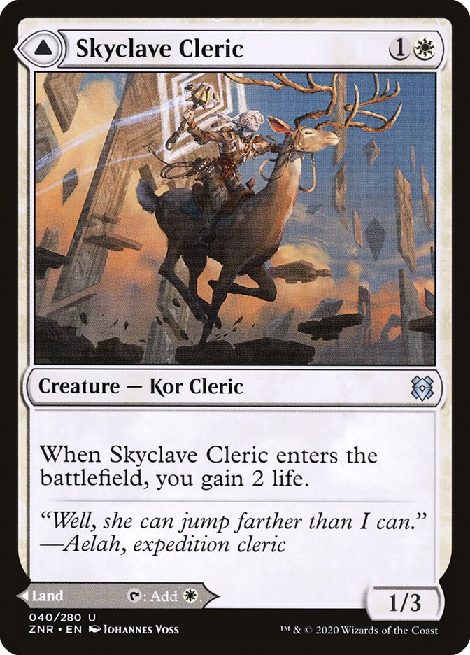 Skyclave Cleric // Skyclave Basilica [Zendikar Rising] | Gamer Loot