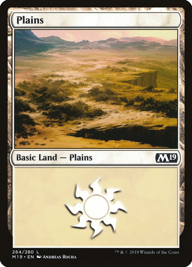 Plains (264) [Core Set 2019] | Gamer Loot