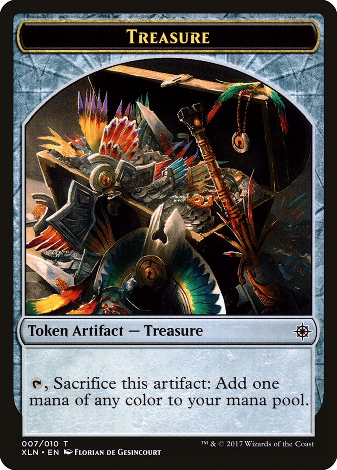 Treasure (007/010) [Ixalan Tokens] | Gamer Loot