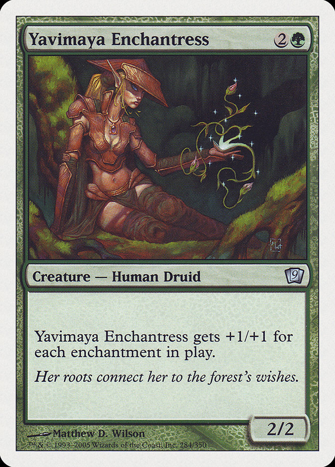 Yavimaya Enchantress [Ninth Edition] | Gamer Loot