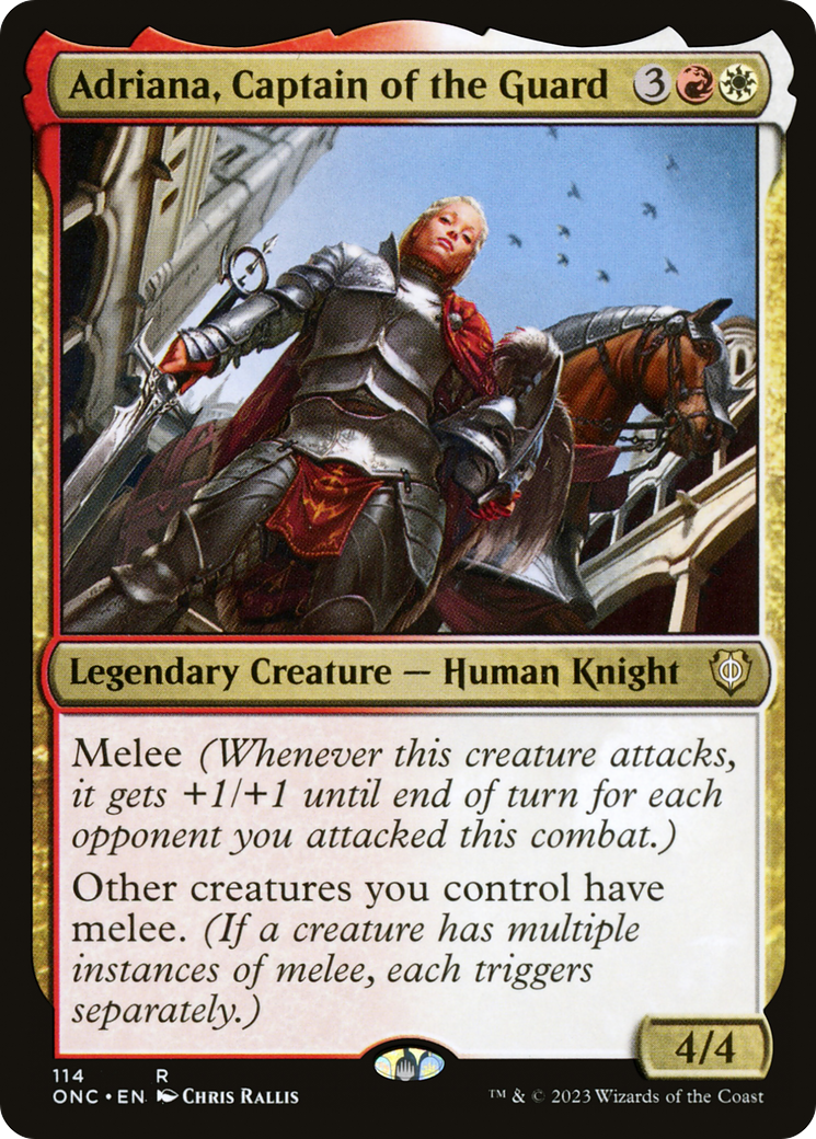 Adriana, Captain of the Guard [Phyrexia: All Will Be One Commander] | Gamer Loot
