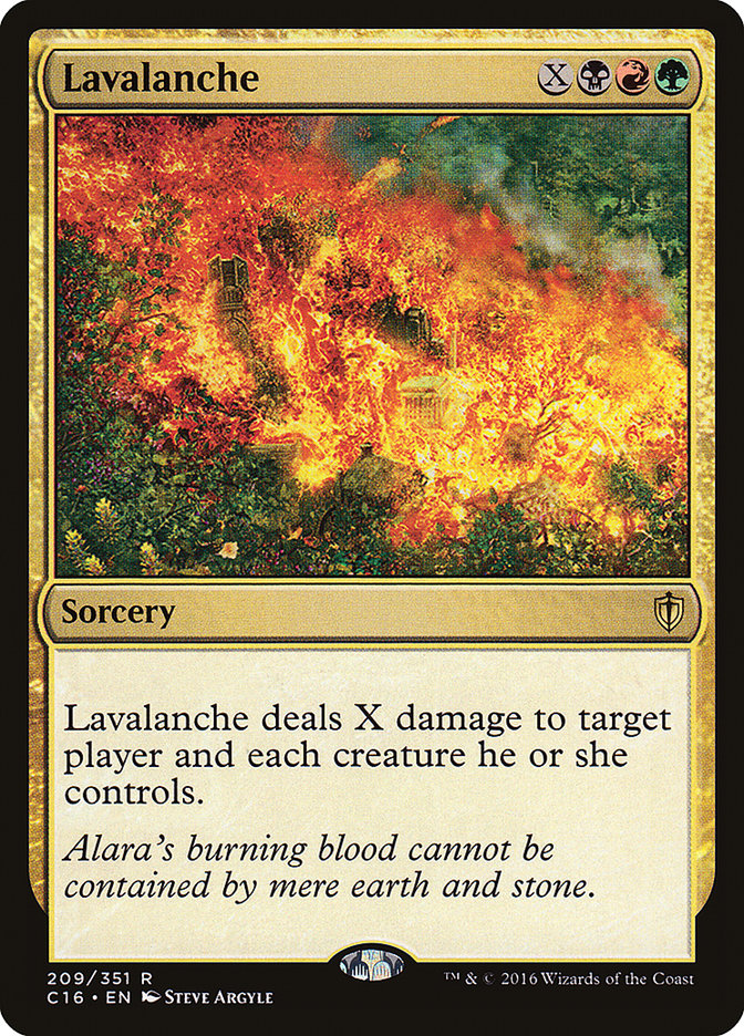 Lavalanche [Commander 2016] | Gamer Loot