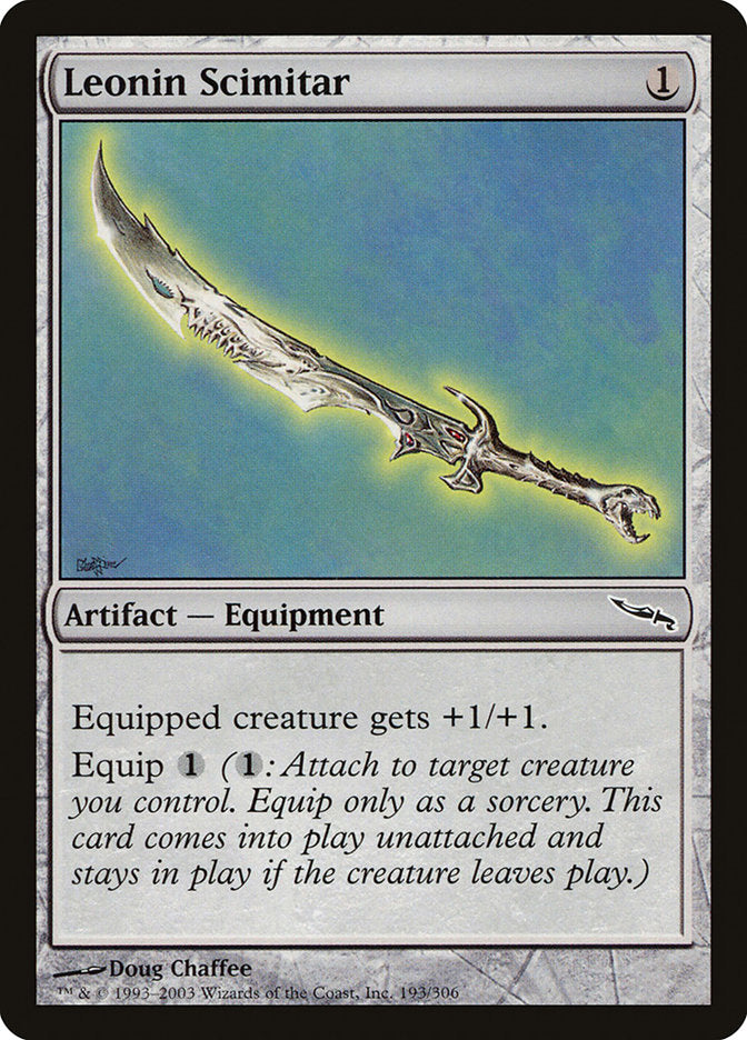 Leonin Scimitar [Mirrodin] | Gamer Loot