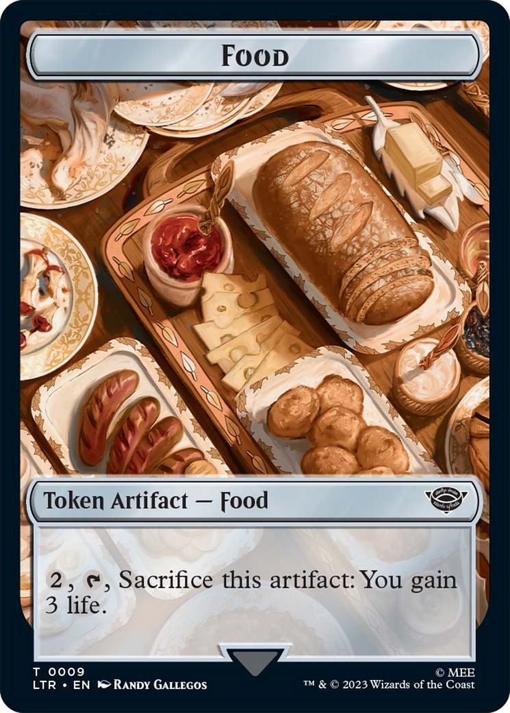 Treefolk // Food Token [The Lord of the Rings: Tales of Middle-Earth Commander Tokens] | Gamer Loot