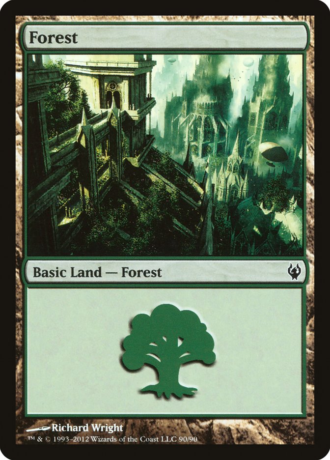 Forest (90) [Duel Decks: Izzet vs. Golgari] | Gamer Loot