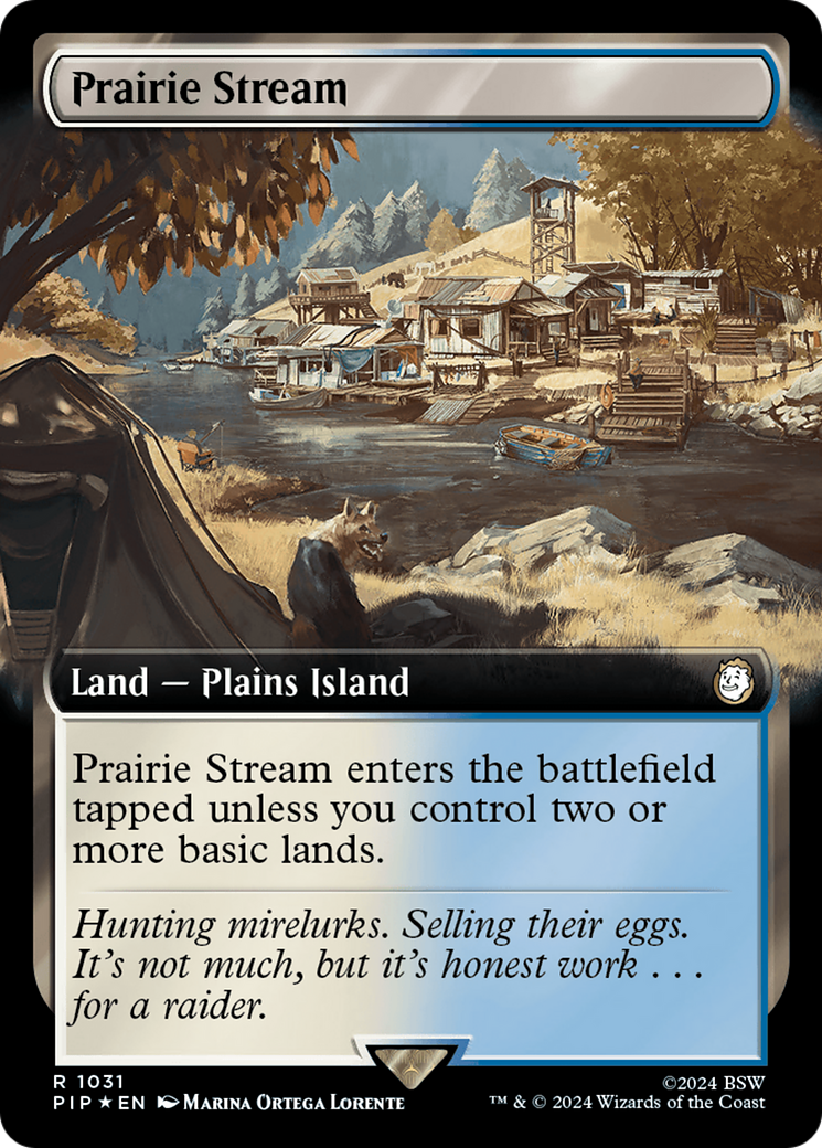 Prairie Stream (Extended Art) (Surge Foil) [Fallout] | Gamer Loot