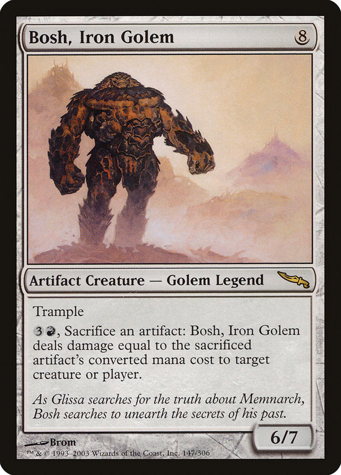 Bosh, Iron Golem [Mirrodin] | Gamer Loot