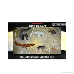Icons of the Realms - Spell Effects: Wild Shape & Polymorph Set 2 | Gamer Loot
