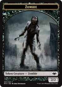 Zombie (007) // Elephant (012) Double-sided Token [Modern Horizons Tokens] | Gamer Loot