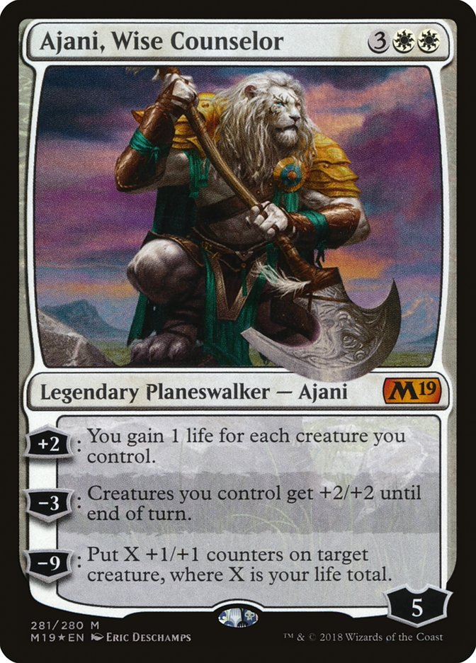 Ajani, Wise Counselor [Core Set 2019] | Gamer Loot