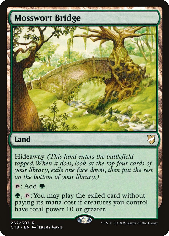 Mosswort Bridge [Commander 2018] | Gamer Loot