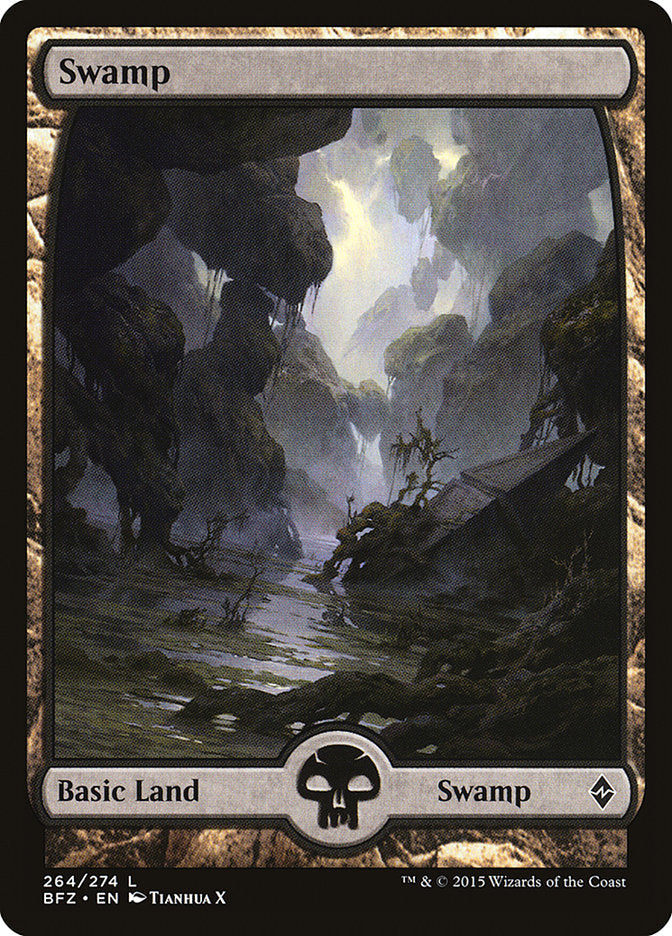 Swamp (264) [Battle for Zendikar] | Gamer Loot