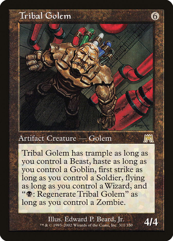 Tribal Golem [Onslaught] | Gamer Loot