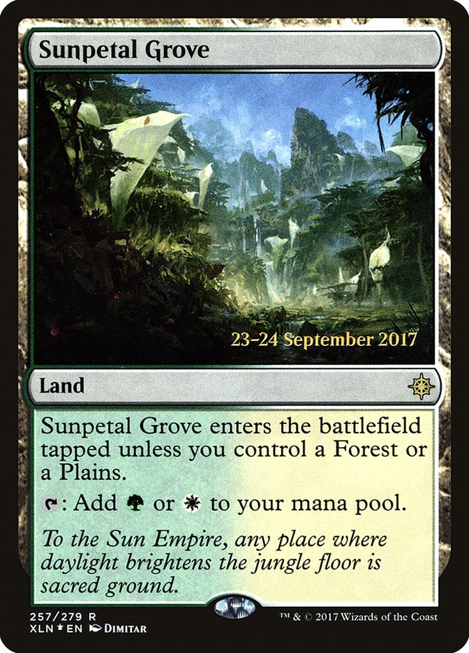 Sunpetal Grove  [Ixalan Prerelease Promos] | Gamer Loot